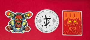 The Doom Slayer Hell Revenant Monster Video Games Vinyl Decal Sticker Set of 3 - Picture 1 of 1