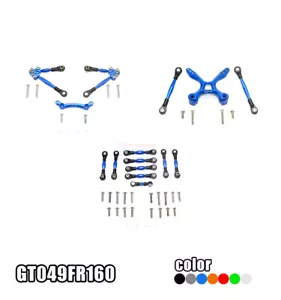 GPM TRAXXAS 4-TEC 2.0 Front+Rear Tie Rods With Stabilizer For C Hub /GT049FR160 - Picture 1 of 11