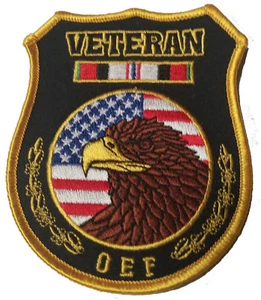 Military Afghanistan Veteran Patch Operation Enduring Freedom OEF NATO - Picture 1 of 1
