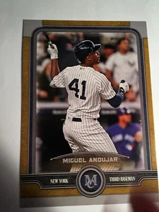 2019 Topps Museum Collection Jumbo 5x7 Miguel Andujar Yankees 63 01/10 - Picture 1 of 1