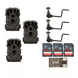 Stealth Cam Browtine 14MP Camera 3 Pack Bundle - Picture 1 of 6