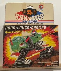 G.I. Joe Robo Lanca Chamas PAC/RAT FLAMETHROWER Comandos Em Acao Estrela Brazil - Picture 1 of 7