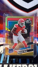 2023 Donruss Football Rashee Rice Rated Rookie Gold Press Proof /25 Die Cut
