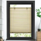 Lazblinds Tool-Free Cordless Pleated Shades With Suction Cups Light Filtering 35