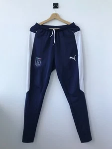 ITALY ITALIA NATIONAL TEAM 2016 TRAINING FOOTBALL SOCCER PANTS PUMA BLUE size S - Picture 1 of 16