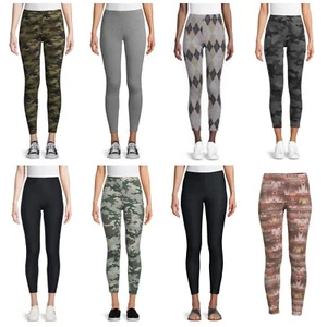 Juniors / Womens - Ankle Leggings - Many Sizes - Camo - Black - Denim - Argyle - Picture 1 of 9