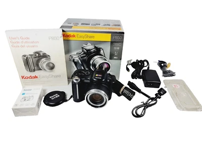 Kodak EasyShare P850 5.1MP Digital Camera w/12x Optical Zoom & 2GB Card (IOB) - Image 1 of 4