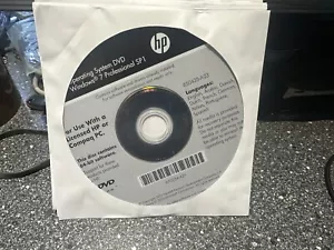 RETRO VINTAGE Microsoft Windows 7 Professional SP1 64-bit DVD HP DISCO SOLO #6J - Imagen 1 de 1
