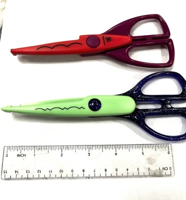 Paper Edger Scissors, Provo Craft And Unbranded, Lot Of Two - Image 1 of 4