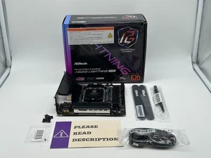 Placa madre ASRock A620I LIGHTNING WIFI AM5 Mini-ITX DDR5 LEER/PARA REPUESTOS - Imagen 1 de 11