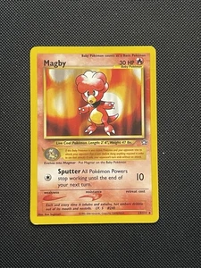 Magby 23/111 Raro Neo Genesis Pokemon Juego de Cartas Coleccionables WotC De Colección LP - Imagen 1 de 2