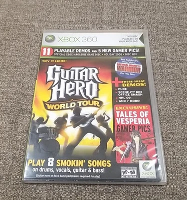 Xbox 360 Magazine Demo Disc #91 Holiday 2008 Guitar Hero World Tour +10 Others - Image 1 of 3