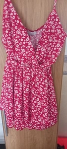 Size 16 Red Playsuit - Picture 1 of 5