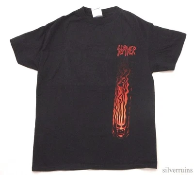 Slayer Vintage T Shirt 2003 Y2K Tour Flame Demon Logo Thrash Metal Band Concert - Image 1 of 4