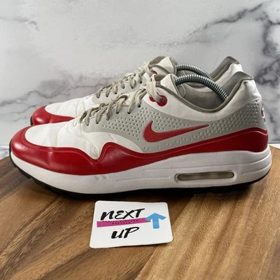Zapatos de golf Nike Air Max 1 G para hombre talla 10,5 blancos rojos universitarios OG AQ0863-100 Foto 1 de 4