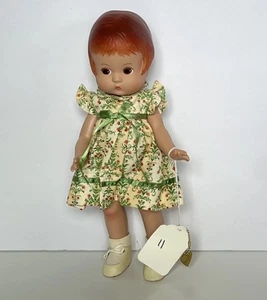 Bambola Effanbee PATSY 14" NEL GIARDINO DELLA NONNA con etichetta cuore in metallo senza cappello o cesto - Foto 1 di 13