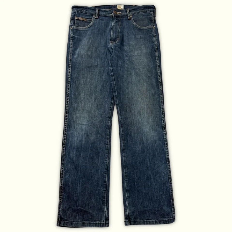 wrangler Vaqueros W30/L30 Azul Excelente Hombres (m194) - Imagen 1 de 4