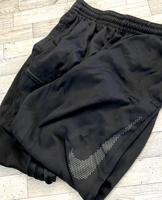 Mujeres Nike Pantalones Atléticos Negros Pista Entrenamiento Fitness 56323 Bolsillos Swoosh GRANDES Foto 1 de 4