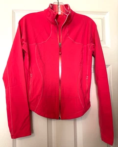 Lululemon Women's Size 8 Define Jacket Luon Hot Pink Lightweight Zip Up Yoga Run - Picture 1 of 7