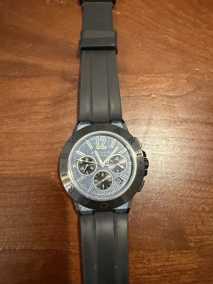 Reloj Hombre Bvlgari Diagono Azul - DG42C3SMCVDCH Foto 1 de 4