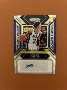 2023-24 Prizm Keyonte George RC Rookie Sensational Signatures Auto Blue /49 - Picture 1 of 2