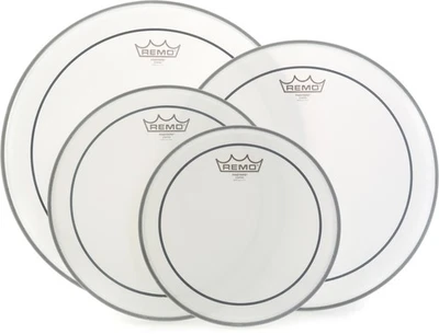 Remo Pinstripe 4-piece Tom Pack - 10"/12"/14"/16" - Coated - Image 1 of 4