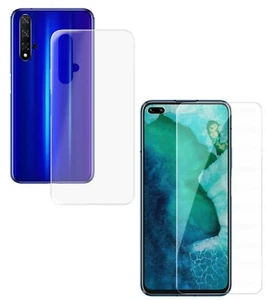 For HUAWEI NOVA 6 TEMPERED GLASS SCREEN PROTECTOR + CLEAR SILICONE TPU GEL CASE - Picture 1 of 12