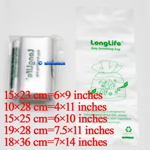 100 pcs - LongLife Aquarium Breathing Bags ~Kordon breather Substitute