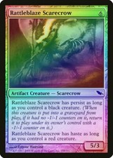 Rattleblaze Scarecrow FOIL Shadowmoor HEAVILY PLD Artifact Common CARD ABUGames