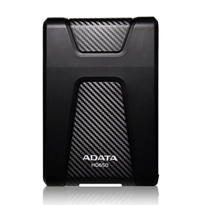 ADATA HD650 1TB Anti-Shock External Hard Drive, Black (AHD650-1TU31-CBK) - Image 1 of 4