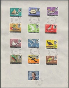 PITCAIRN IS 1964 SET TO 8/- ON PITCAIRN IS NEWS SHEET (ID:PI265) - Picture 1 of 2