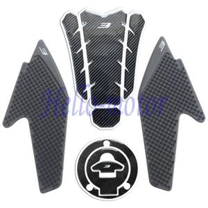 Tank Traction Side Pad Gas Knee Grip Stickers Fit For Yamaha YZF-R3 2019-2022 19 - Picture 1 of 9