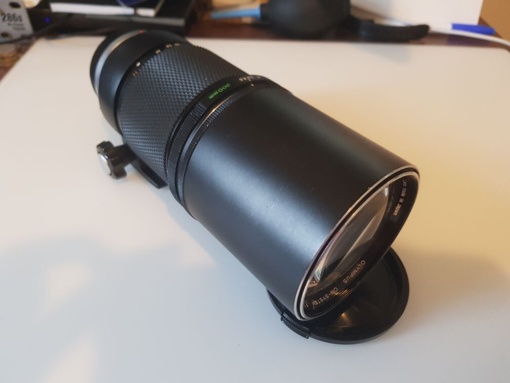 Olympus Zuiko Auto-T 300mm F4.5 Manual Focus Lens, Olympus OM