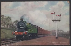 1950-1960's SCOTCH EXPRESS North Eastern Railway TRAIN Tuck Oilette Postcard - Foto 1 di 2