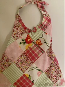 NWT Infant Girls 6-12 mo Janie & Jack “SUMMER CLASSICS” Patchwork HALTER TOP - Picture 1 of 3
