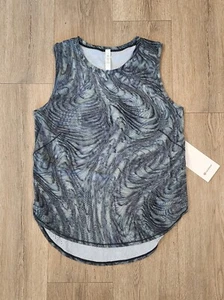 Lululemon Womens High Neck Split Hem Run Tank Size 10 - Picture 1 of 14