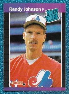 1989 DONRUSS RATED ROOKIE #42 RANDY JOHNSON RC EX-MINT HOF EXPOS MARINERS - Picture 1 of 1
