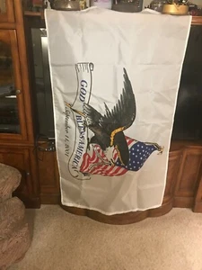 God Bless America 9/11 Noble Eagle Enduring Freedom Flag 3' x 5' - Picture 1 of 10