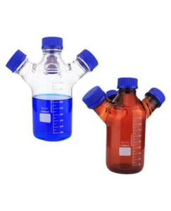 250-2000ml Transparent Amber Reagent Bottle Laboratory Glassware HPLC Solvent - Picture 1 of 11