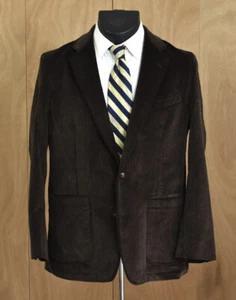 NWT Orvis Corduroy Sport Coat 42R Unstructured Brown Stretch Cotton Jacket - Picture 1 of 8