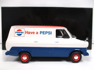 PAUL'S MODEL ART / MINICHAMPS - PEPSI-COLA - 1971 FORD TRANSIT DELIVERY VAN 1/43 - Picture 1 of 15