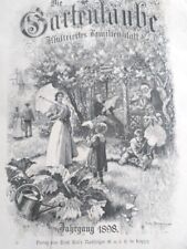 1898 Die Gartenlaube, reich illustriertes Familienblatt, Original Antik Rarität 