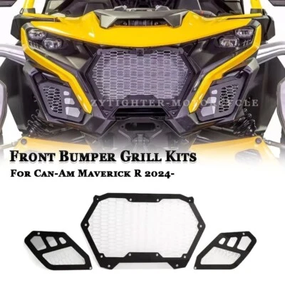 For Can-Am Maverick R 2024 2025 Motorcycle Accessories Front Bumper Grille Kits - Image 1 of 4