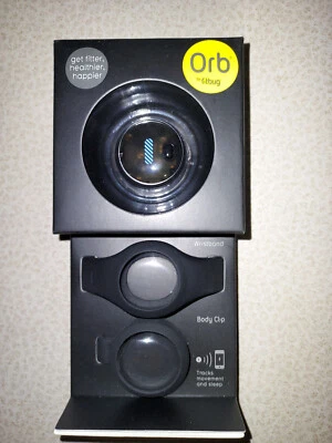 Orb by fitbug Fitness Tracker, Negro, Nuevo en Embalaje Foto 1 de 4