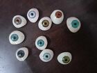 MIXED Ocular Colors Artificial Eyes Natural PACK OF 10PC