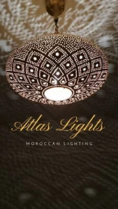 Ceiling Light Moroccan Suspension Hanging Vintage Ceiling Chandelier Fixture - Picture 1 of 5