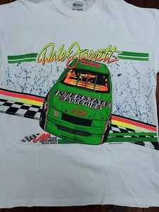 Vintage 1993 Dale Jarrett NFL Racing T-Shirt SzXL USA NOS Single Stitch - Picture 1 of 9