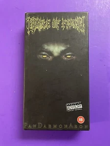 CRADLE OF FILTH PanDaemonAeon VHS 1999 With Booklet Metal Blade Tested - Picture 1 of 8