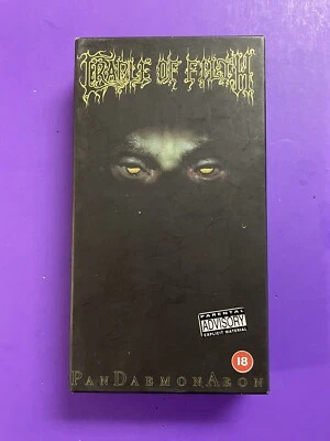 CRADLE OF FILTH  PanDaemonAeon VHS 1999 With Booklet Metal Blade Tested - Image 1 of 4