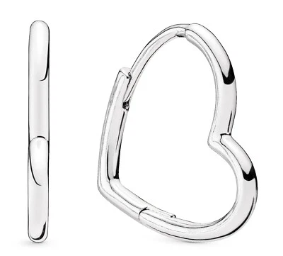 PANDORA Schmuck Damenohrringe Asymmetrisches Herz 298307C00 - Bild 1 von 2